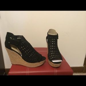 Never worn Black Wedge